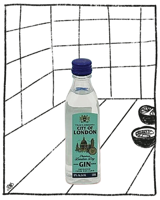 TYLER'S CITY OF LONDON DRY GIN 50ML 47% ABV