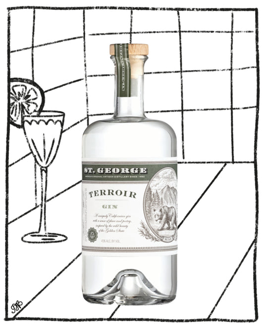 ST. GEORGE TERROIR GIN 750ML 45% ABV