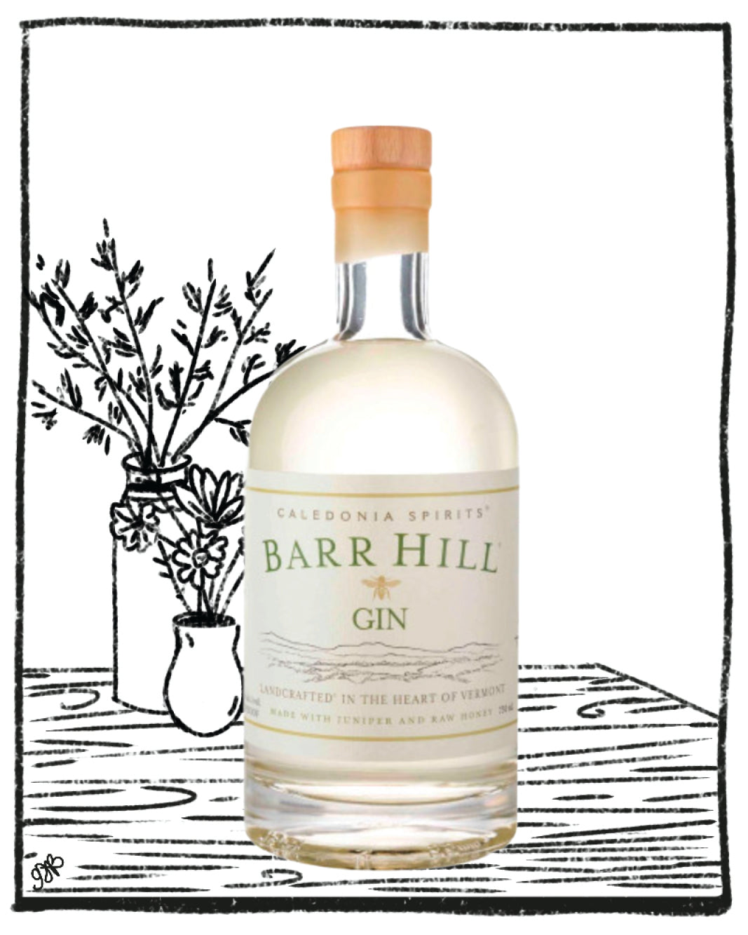 BARR HILL GIN 750ML 45% ABV