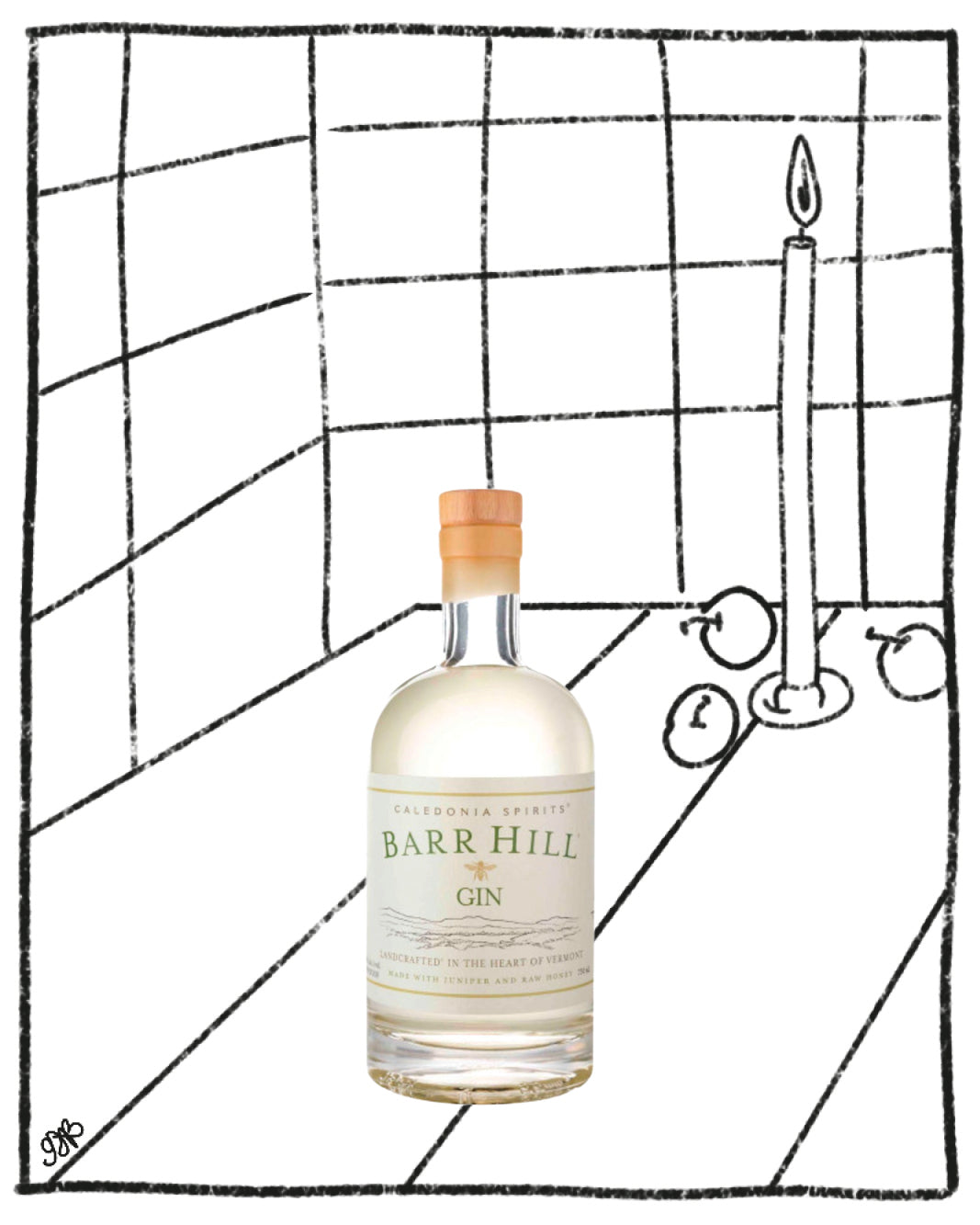 BARR HILL GIN 50ML 45% ABV