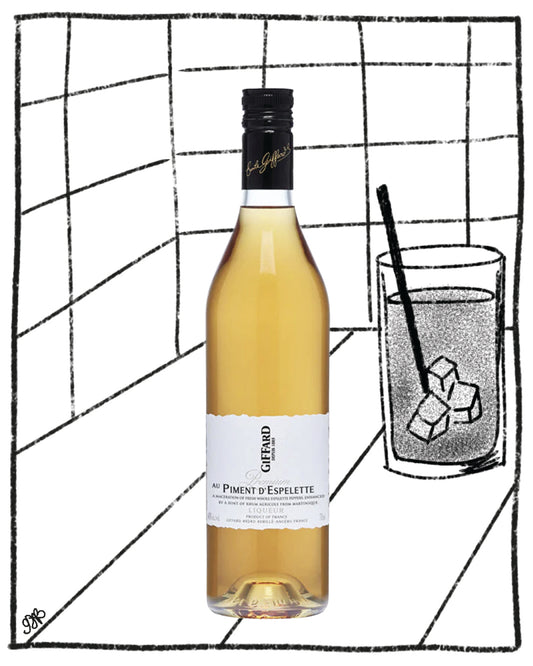GIFFARD PIMENT D'ESPELETTE 750ML 40% ABV