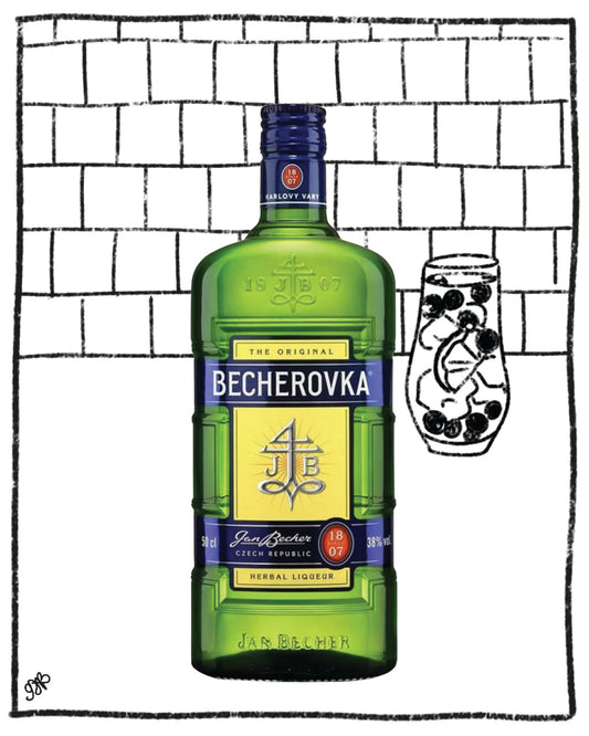 BECHEROVKA 750ML 38% ABV