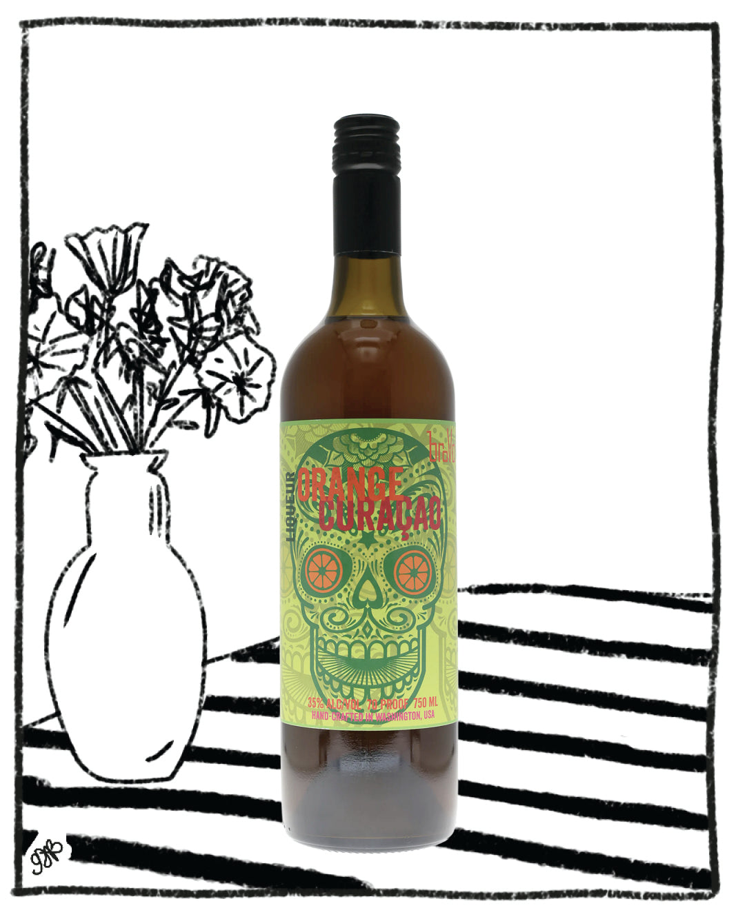 BROVO ORANGE CURACAO 750ML 35% ABV