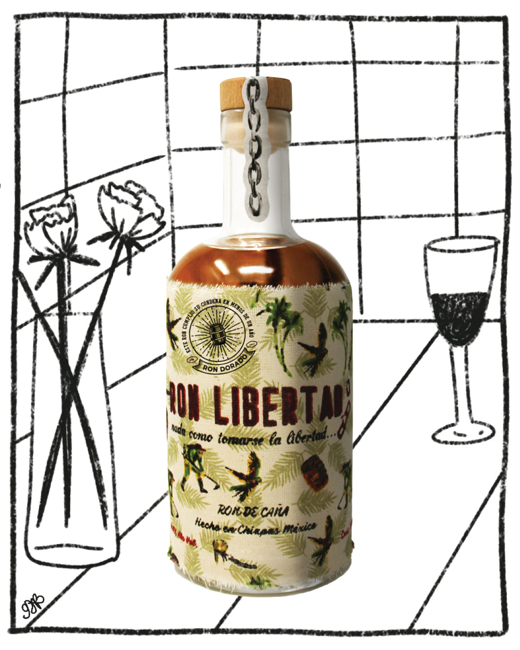 RON LIBERTAD DORADO RON DE CANA 750ML 44% ABV