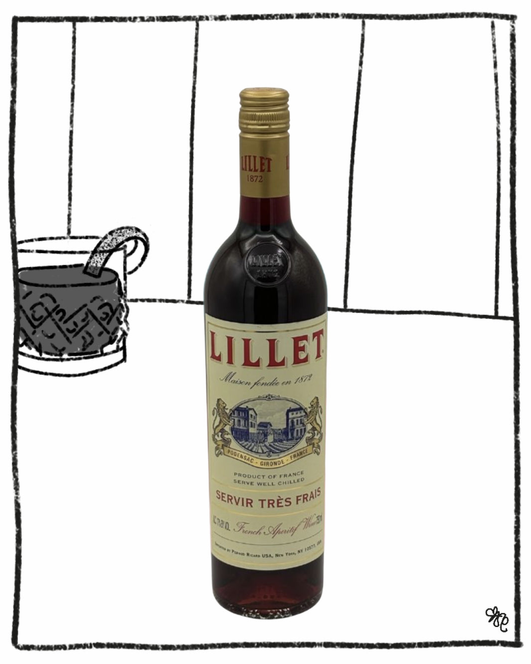 LILLET ROUGE 750ML 17% ABV