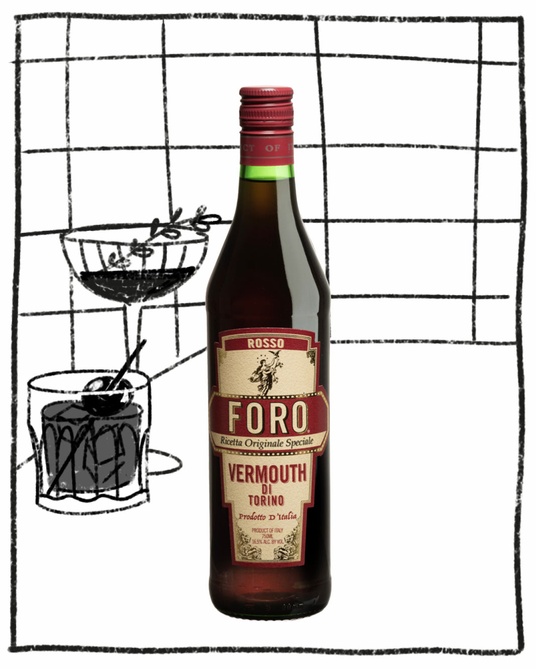 FORO VERMOUTH ROSSO 750ML 16% ABV