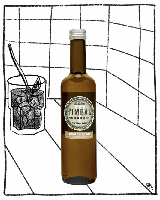 TIMBAL EXTRA DRY VERMOUTH 500ML 17% ABV