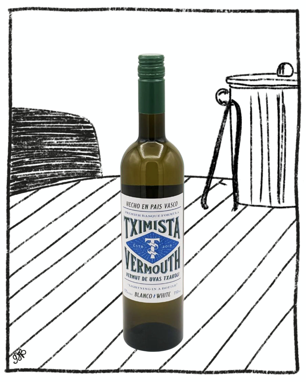 TXIMISTA VERMUT BLANCO 750ML 15% ABV