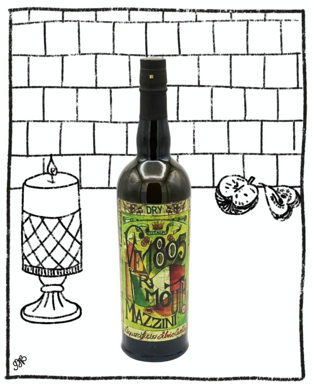 MAZZINI DRY VERMOUTH 750ML 15% ABV