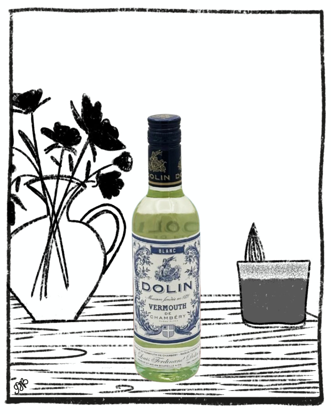 DOLIN VERMOUTH BLANC DE CHAMBERY 375ML 16% ABV