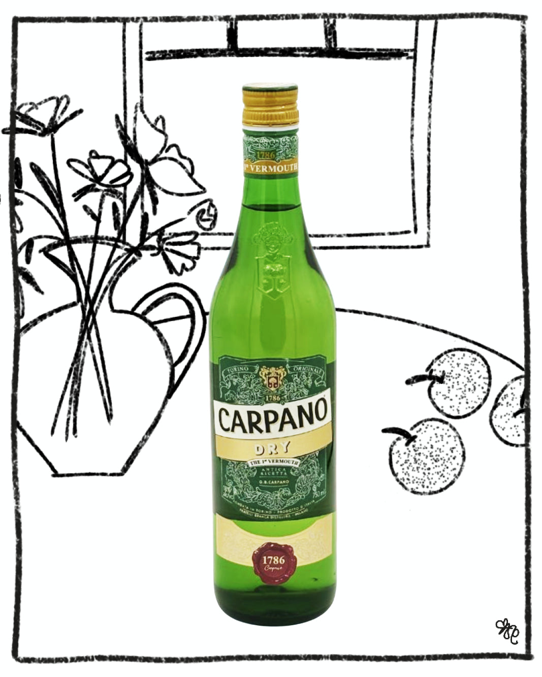 CARPANO DRY VERMOUTH 750ML 18% ABV