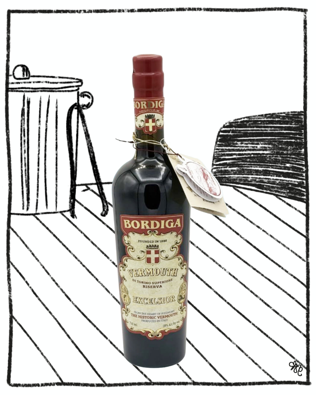 BORDIGA VERMOUTH DI TORINO EXCELSIOR RISERVA 750ML 18% ABV