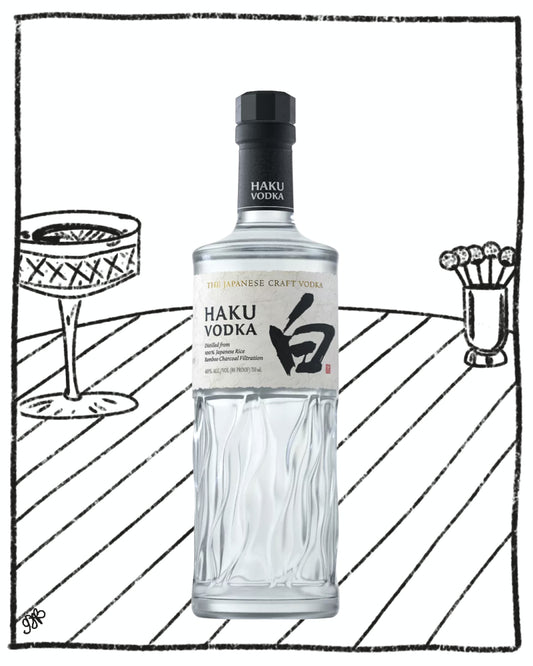 SUNTORY HAKU VODKA 750ML 40% ABV