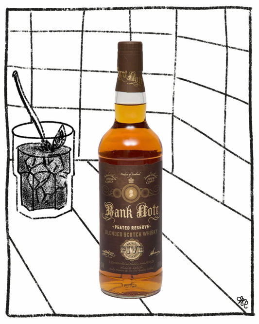 BANK NOTE 5YR PEATED RESERVE 700ML 43% ABV