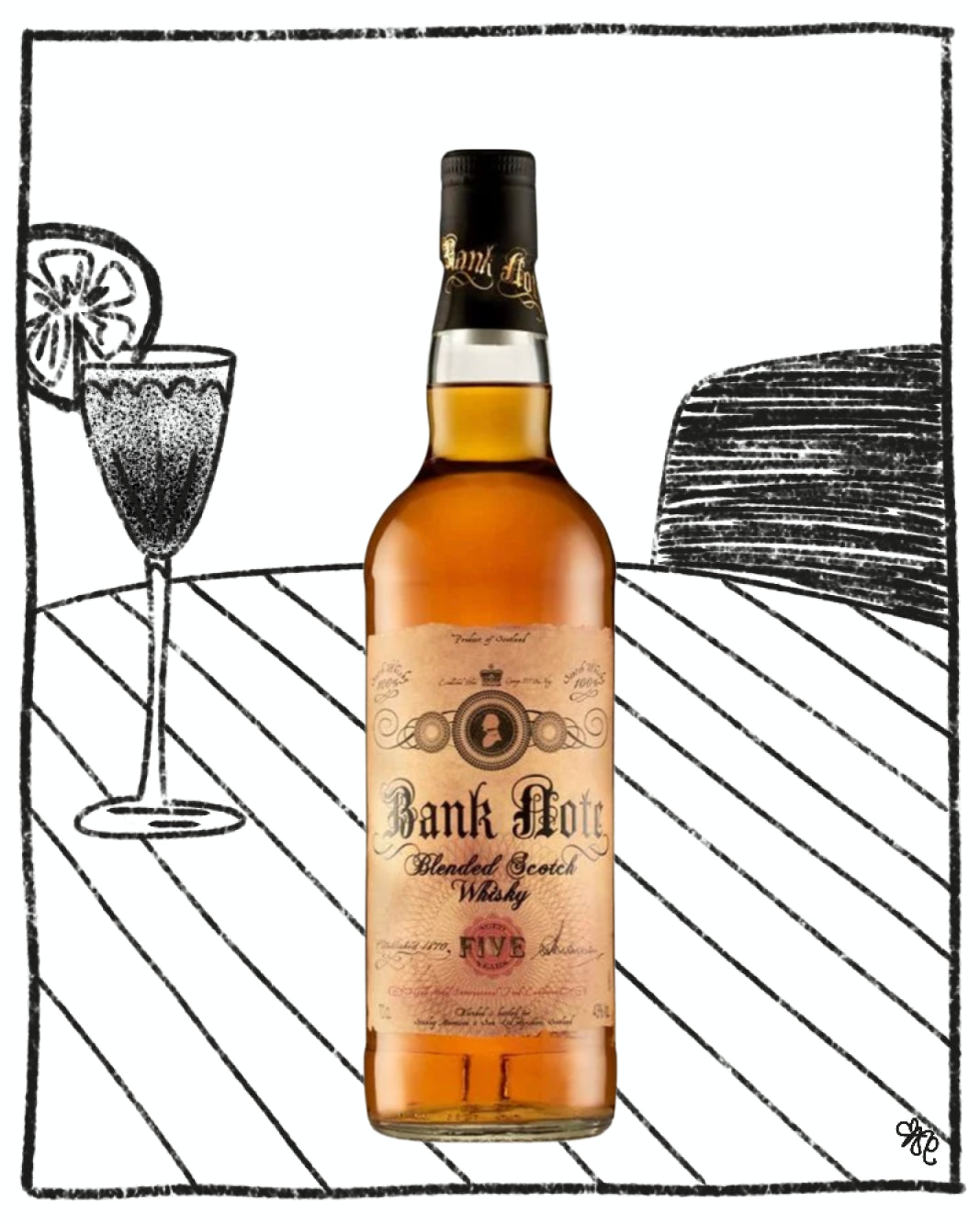 BANK NOTE 5YR RESERVE 700ML 43% ABV