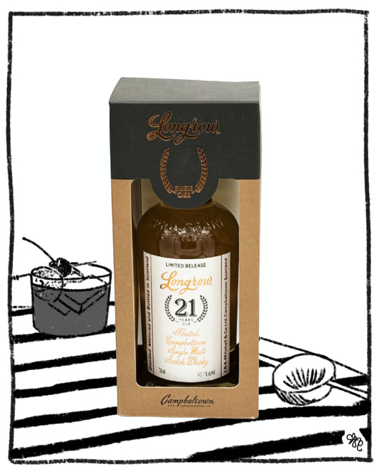 LONGROW 21YR SINGLE MALT FRESH RUM SINGLE CASK 750ML 40.1% ABV