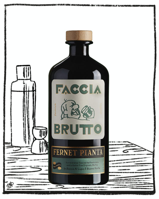 FACCIA BRUTTO FERNET PIANTA 750ML 35% ABV