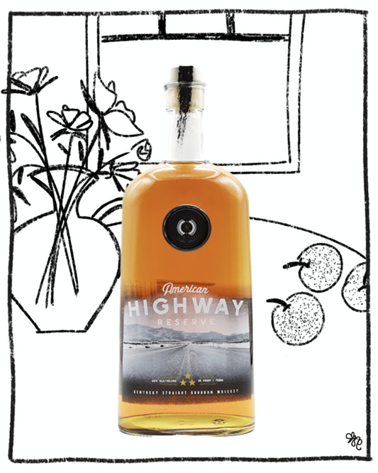 AMERICAN HIGHWAY RESERVE BOURBON 750ML 48% ABV