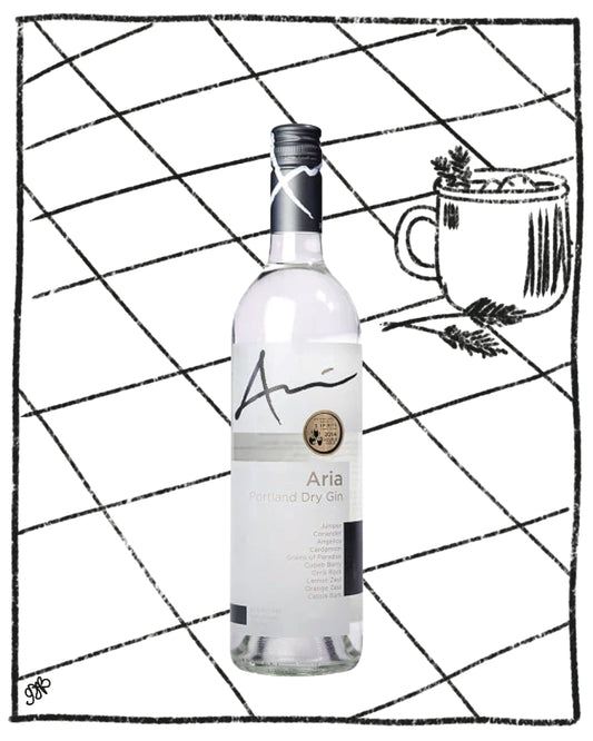 ARIA PORTLAND DRY GIN 750ML 45% ABV