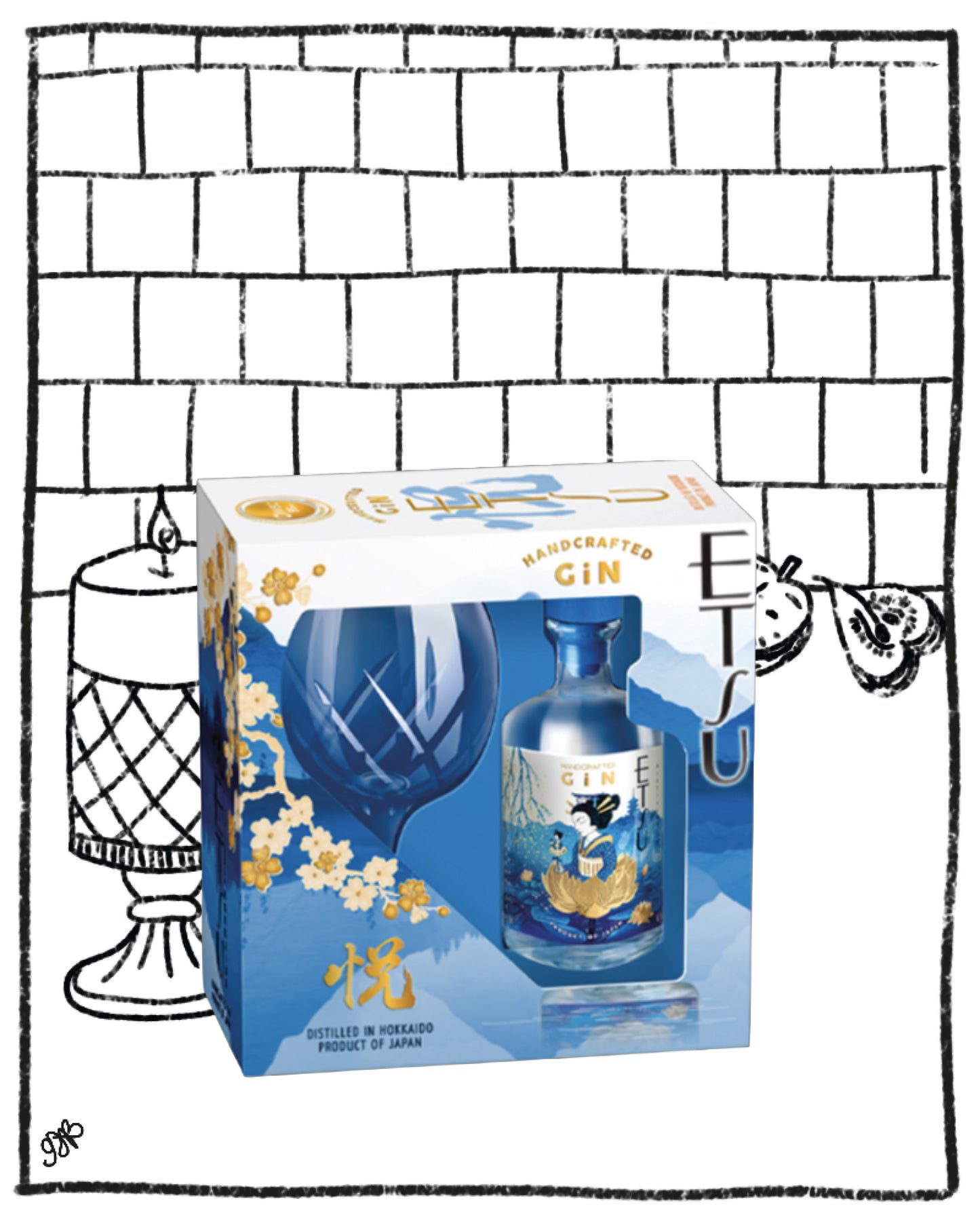 ETSU JAPANESE GIN GIFT PACK 86PF