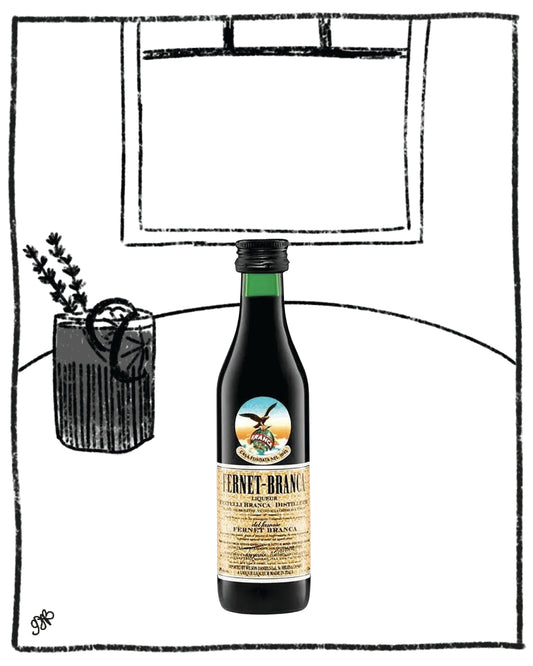 FERNET BRANCA 50ML 39% ABV