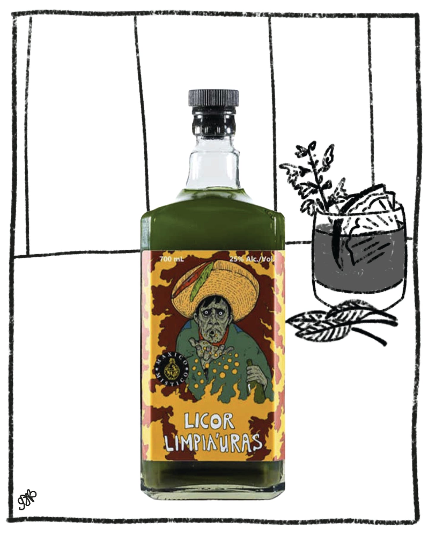 MAXICO MISTICO LICOR LIMPIA'URAS 25% 700ML