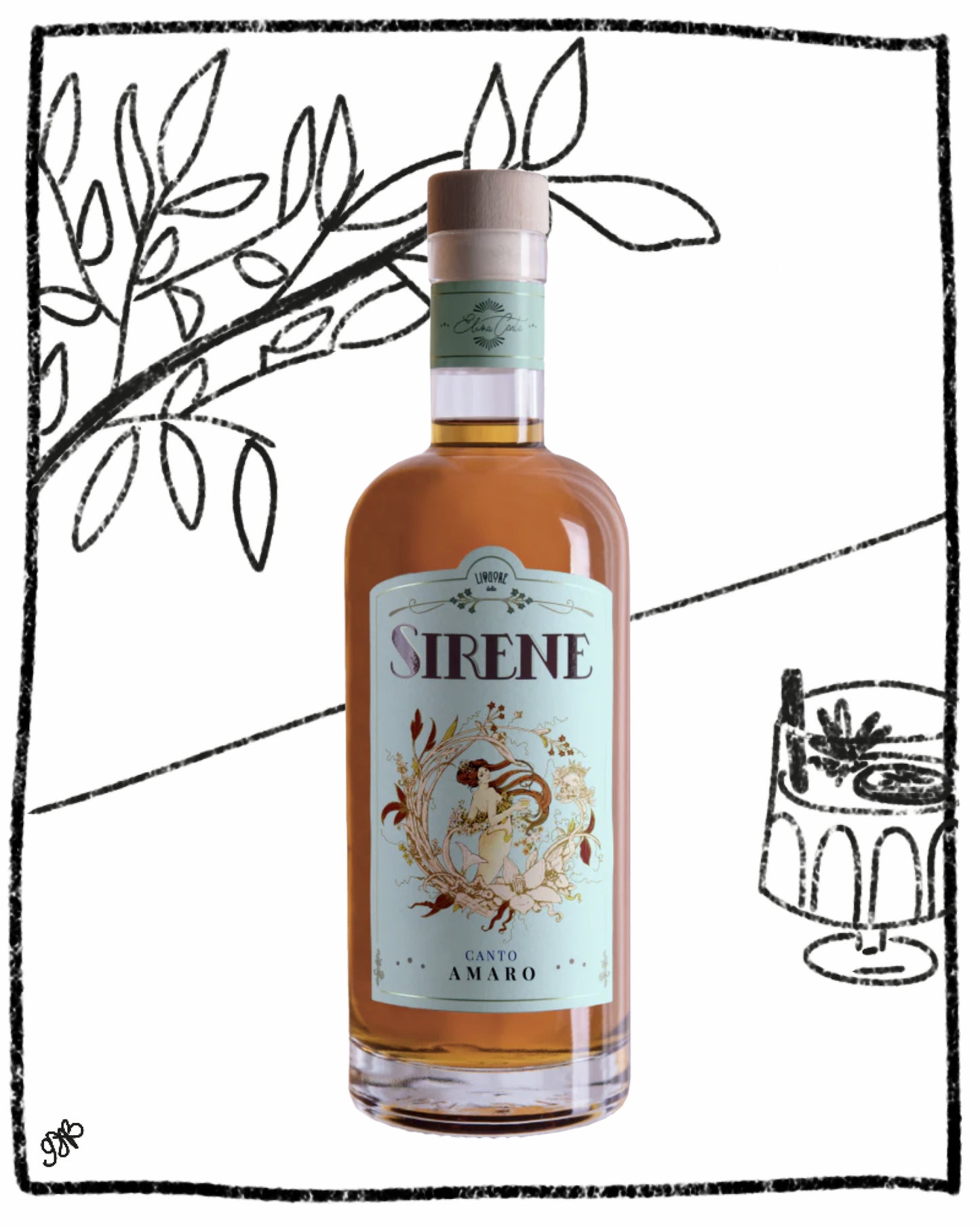 SIRENE VINO AMARO AMARULIVO 750ML 17% ABV