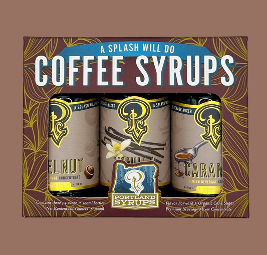 PORTLAND SYRUPS Gift Set - Coffee Flavors - Mixers