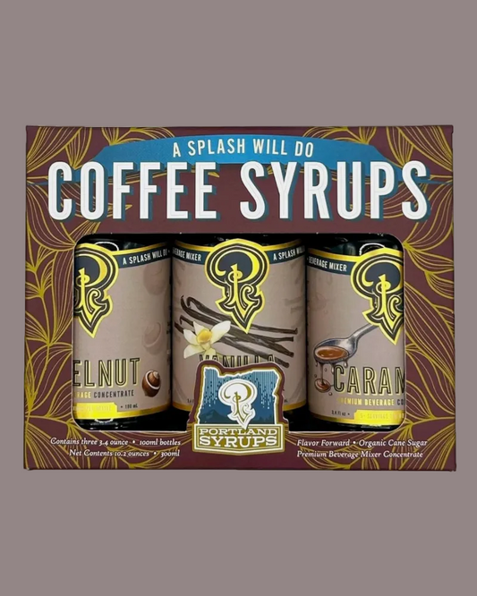 PORTLAND SYRUPS GIFT SET - COFFEE FLAVORS - MIXERS