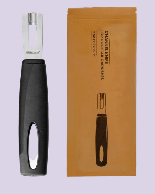 A Bar Above Channel Knife Stainless Steel- Black