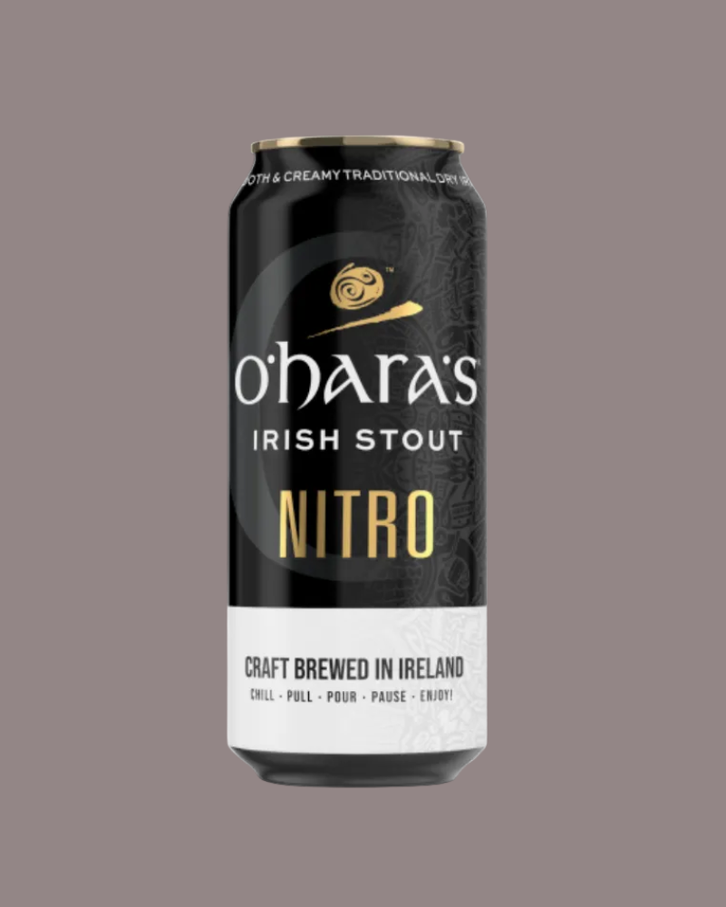 O'hara's Irish Stout Nitro can on a white background