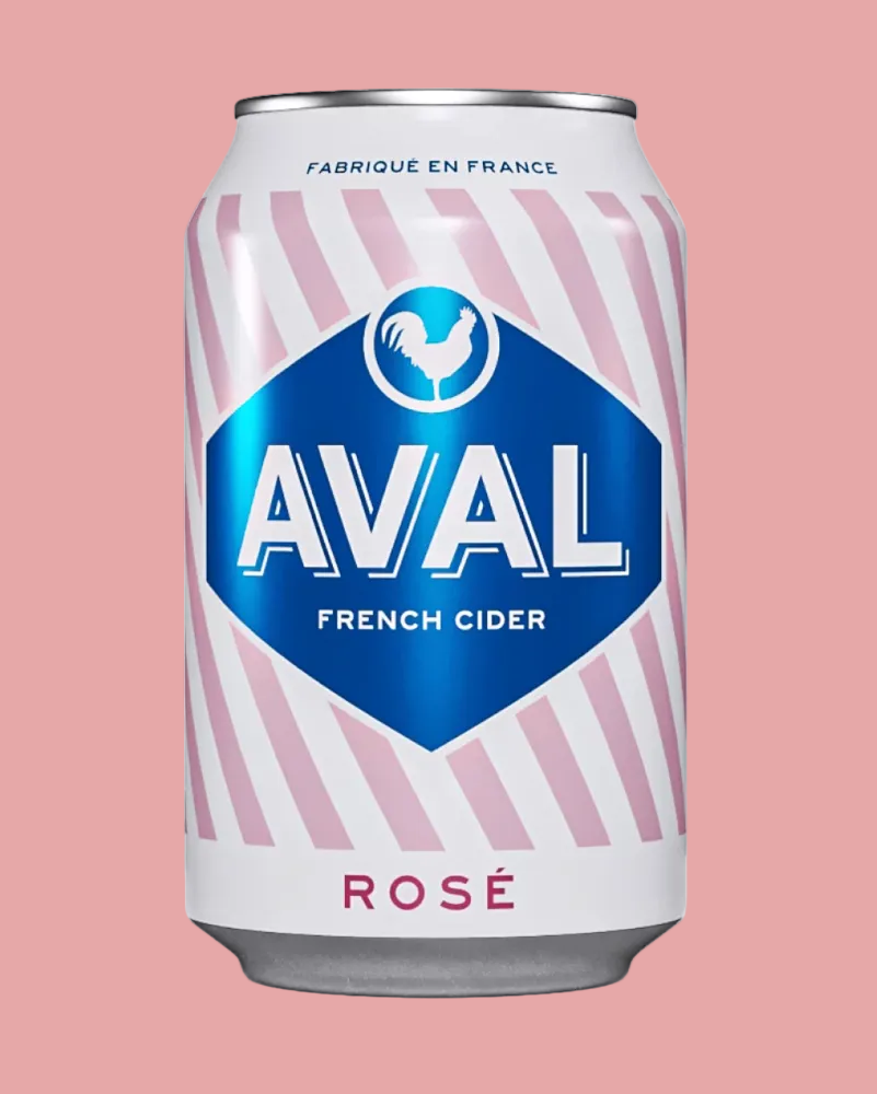 AVAL CIDER ROSE CAN 330ML