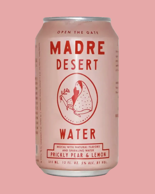 MADRE DESERT WATER PRICKLY PEAR & LEMON 355ML 5% ABV