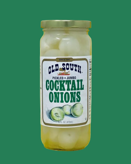 OLD SOUTH PICKLED JUMBO COCKTAIL ONIONS 16OZ
