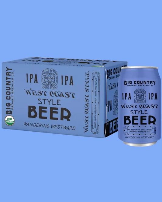 BIG COUNTRY WEST COAST IPA CANS 6PK 12 OZ