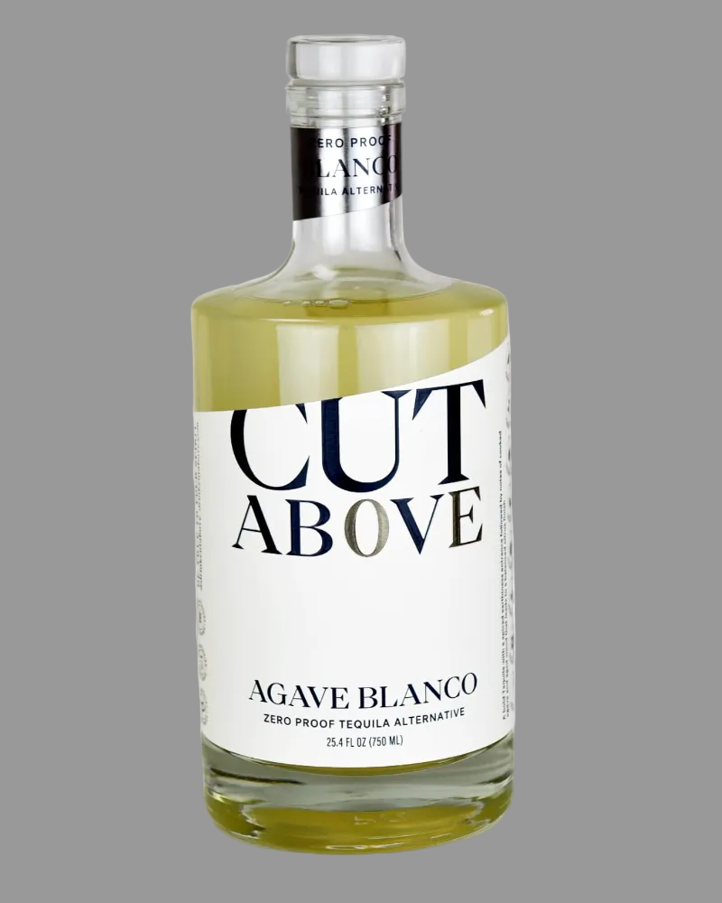 CUT ABOVE AGAVE BLANCO TEQUILLA NON-ALCOHOLIC 700ML 0% ABV