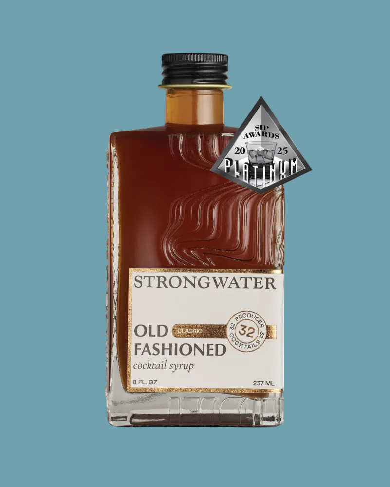 STRONGWATER Old Fashioned Cocktail Mixer Syrup 8OZ