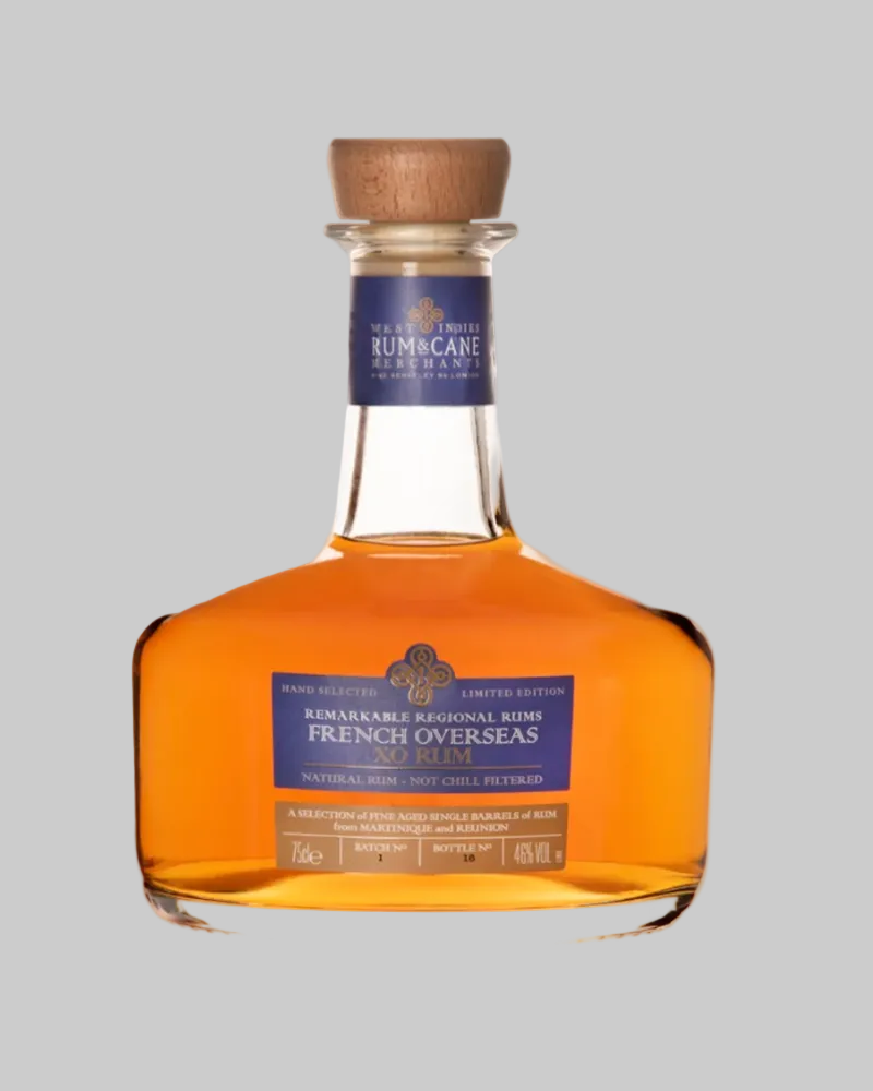 RUM & CANE FRENCH OVERSEAS RUM XO 750ML 46% ABV