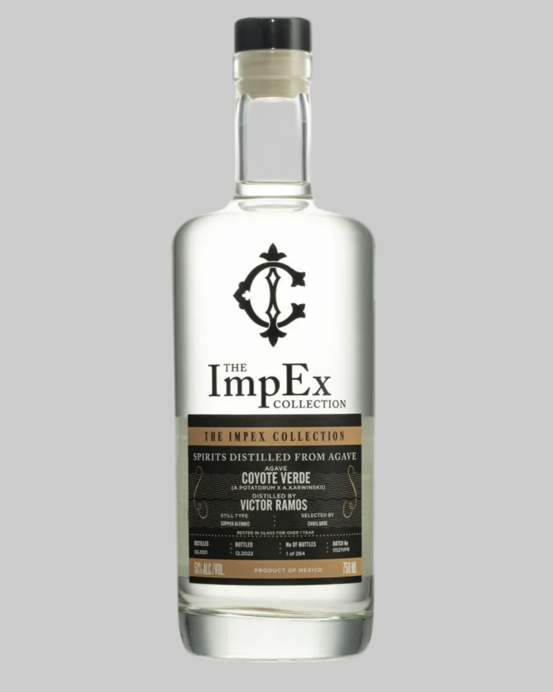 IMPEX COLLECTION COYOTE VERDE AGAVE VICTOR RAMOS 750ML 51% ABV
