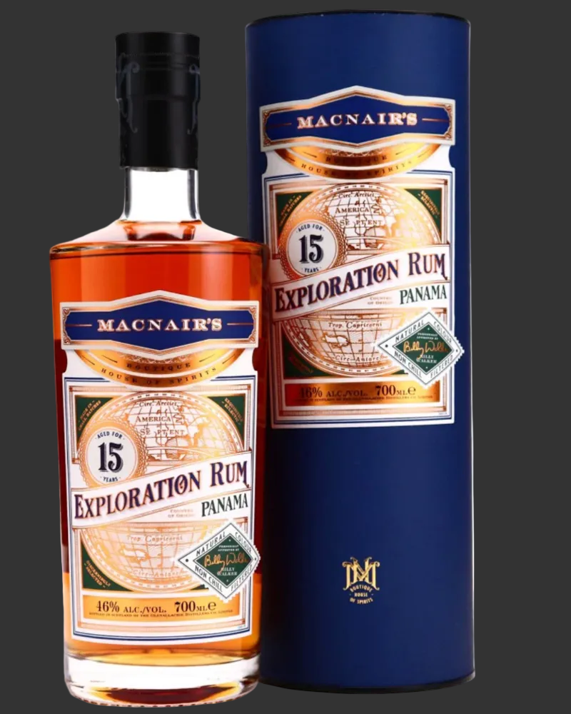MACNAIR'S EXPLORATION RUM 15YR 700ML 46% ABV