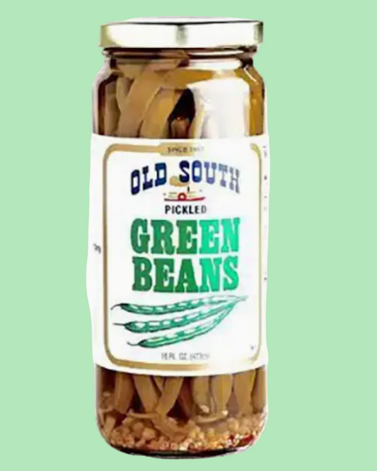 OLD SOUTH PICKLED GREEN BEANS 16OZ