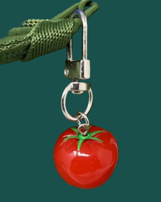 Mini Tomato Keychain Bag Charm - Keychain