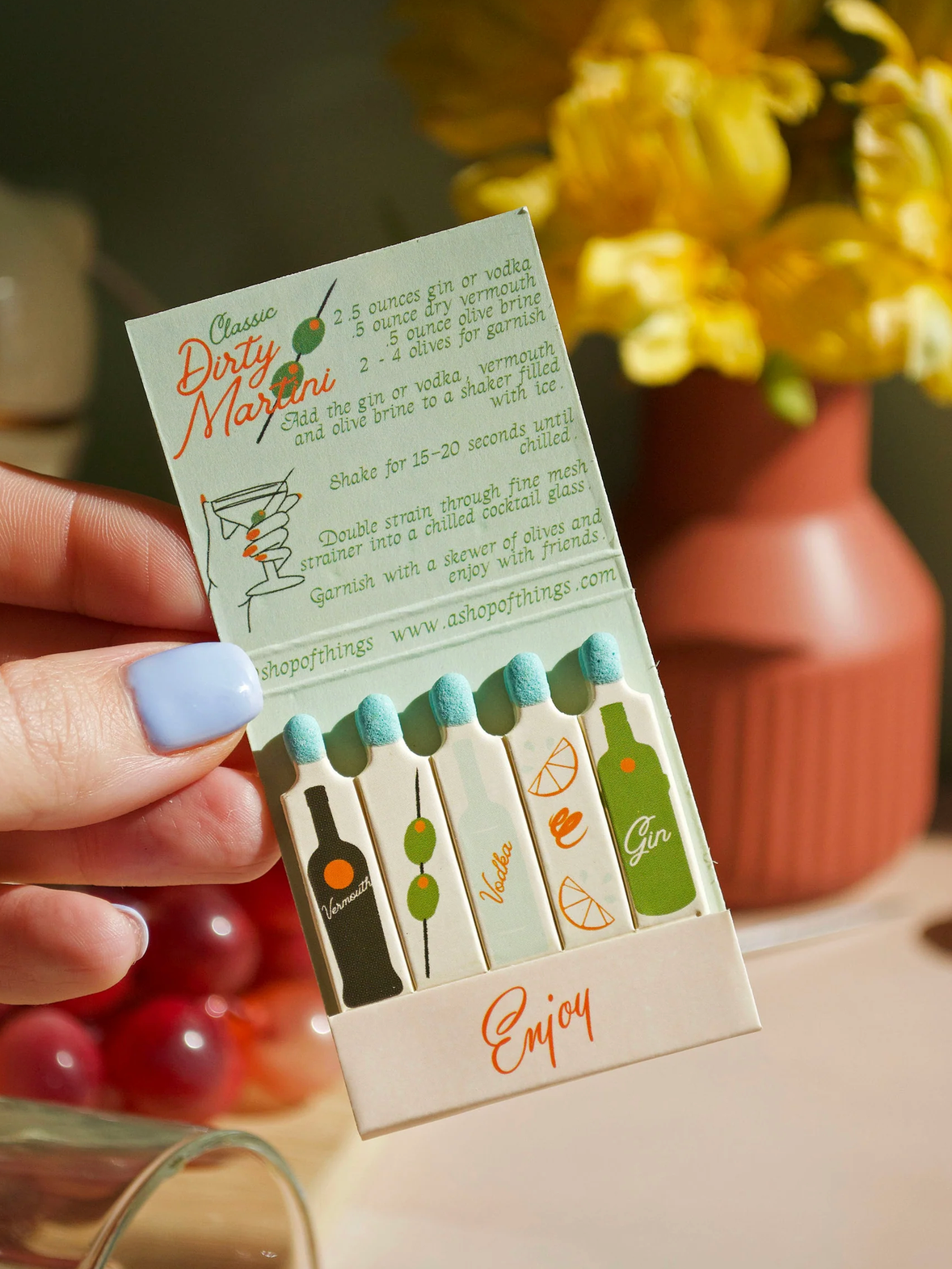 Martini Matches Matchbook