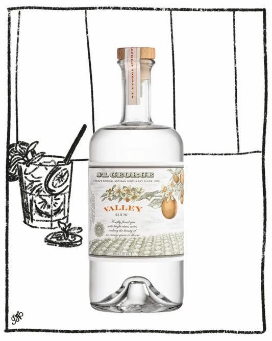 ST. GEORGE VALLEY GIN 750ML 45% ABV