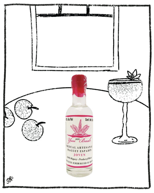 YUU BAAL MEZCAL JOVEN ESPADIN 50ML 48% ABV