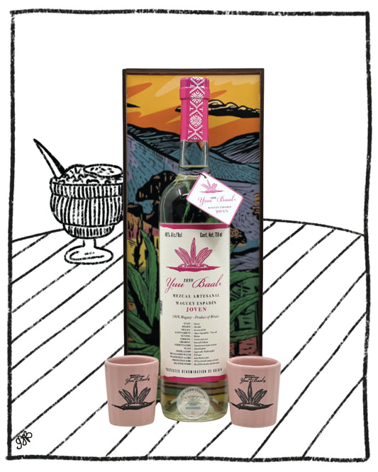 YUU BAAL MEZCAL JOVEN ESPADIN GIFT SET